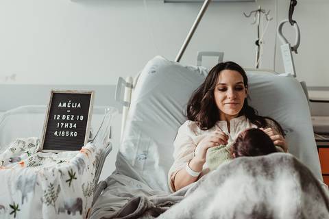 Sessão Fotográfica das primeiras 48 horas da Amélia'
