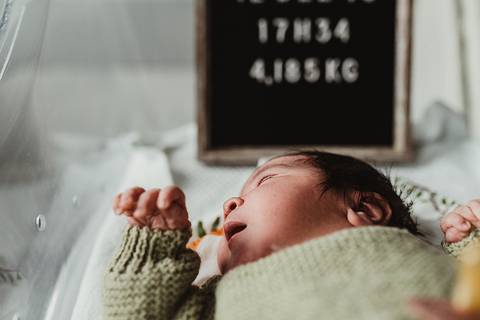 Sessão Fotográfica das primeiras 48 horas da Amélia'