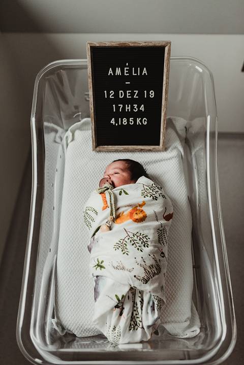 Sessão Fotográfica das primeiras 48 horas da Amélia'