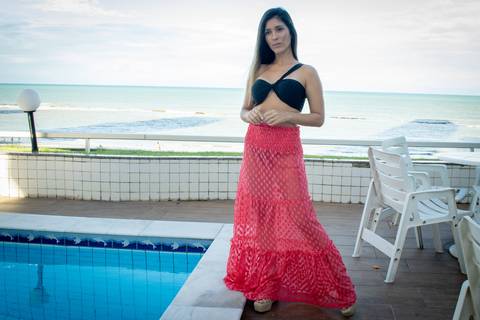 Ensaio Individual (Moda Praia) na Praia de Piedade'