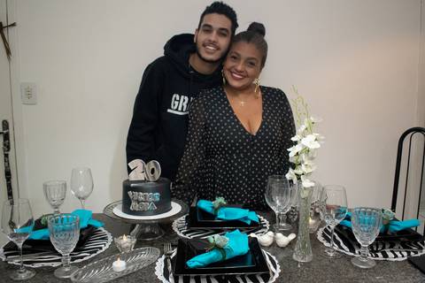 Aniversário em casa'