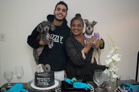 Aniversário em casa'