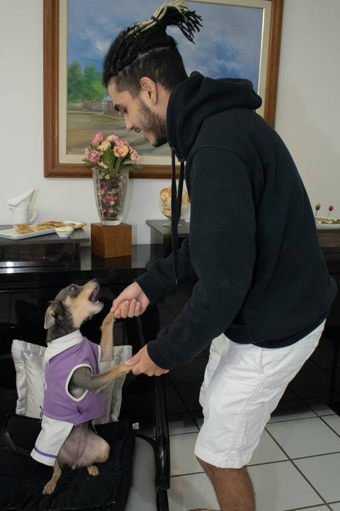 Aniversário em casa'