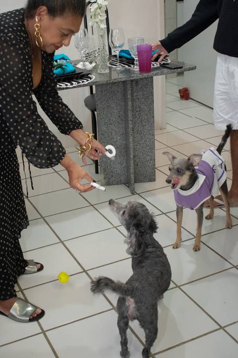 Aniversário em casa'