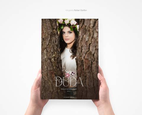 Prévia da Capa do Ensaio de 15 Anos da Duda fotografado por Rafael Steffen no Jardim Botânico de Brasília.'