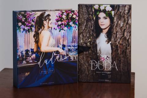 Álbum de 15 Anos da Duda fotografado por Rafael Steffen Fotografia.'