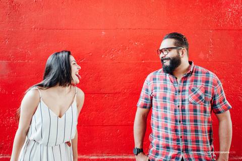 fotos divertidas em sp pre wedding'