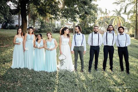 Padrinhos e madrinhas casamento na fazenda em itu sp '