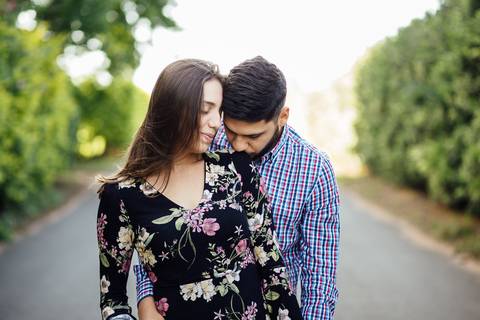 Pre wedding em holambra de manhã'