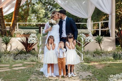 casamento de dia no espaço vila borguese são paulo fotografo fernando oliveira crianças pagens e damas'