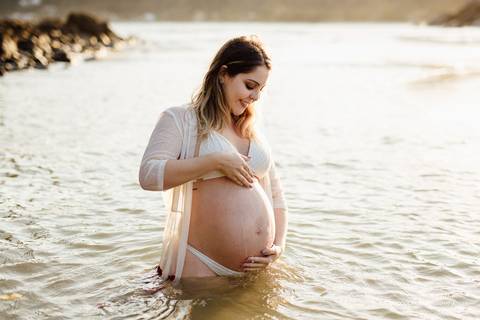Ensaio gestante sessão de fotos guaruja fotografo sp fotos na agua '
