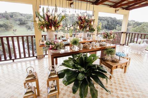 Casamento no Campo Local Villa Boa Vista Embu Guaçu Sp Fotografo Fernando Oliveira Fotografia Ar livre de dia decoração noiva vestido mesa do bolo'