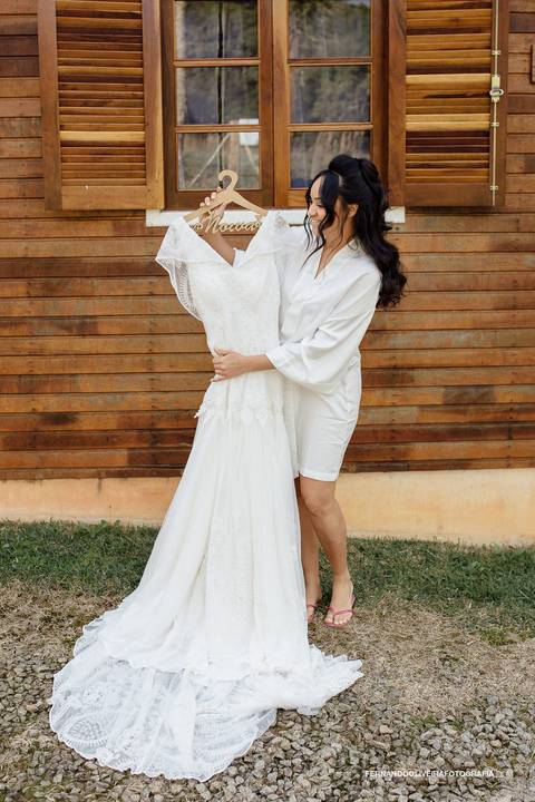 Casamento no Campo Local Villa Boa Vista Embu Guaçu Sp Fotografo Fernando Oliveira Fotografia Ar livre de dia decoração noiva vestido '