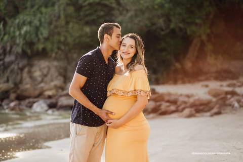 Ensaio na praia gestante gravida sao paulo sp guaruja'