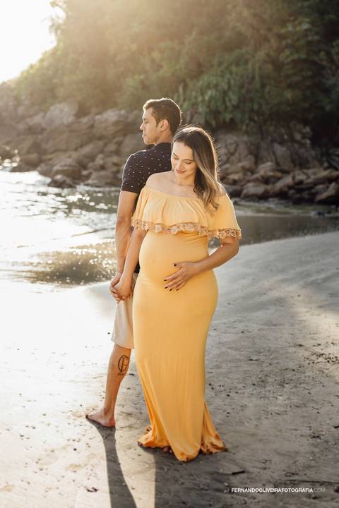 Ensaio na praia gestante gravida sao paulo sp guaruja'