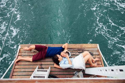 ensaio pre wedding em rj paraty com passeio de escuna fotografo de casamento sp'
