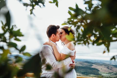 beijo ensaio pre casamento em cunha lavandario'