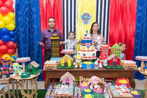 Aniversário infantil - patrulha canina - Studio Eternize - São Sebastião do Paraíso - Poços de Caldas - MG'