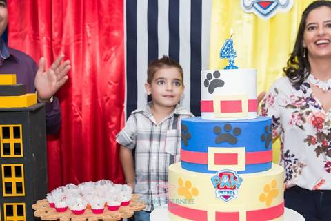 Aniversário infantil - patrulha canina - Studio Eternize - São Sebastião do Paraíso - Poços de Caldas - MG'