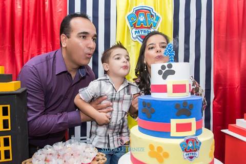 Aniversário infantil - patrulha canina - Studio Eternize - São Sebastião do Paraíso - Poços de Caldas - MG'