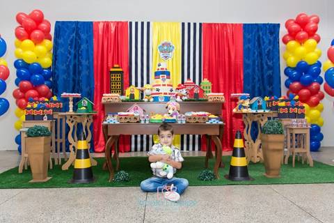 Aniversário infantil - patrulha canina - Studio Eternize - São Sebastião do Paraíso - Poços de Caldas - MG'