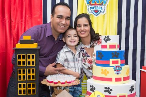 Aniversário infantil - patrulha canina - Studio Eternize - São Sebastião do Paraíso - Poços de Caldas - MG'