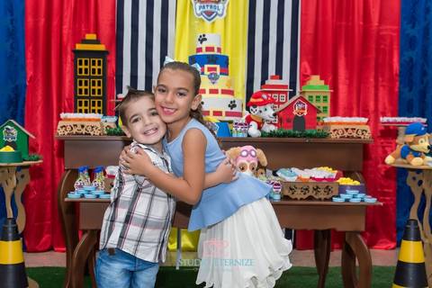 Aniversário infantil - patrulha canina - Studio Eternize - São Sebastião do Paraíso - Poços de Caldas - MG'