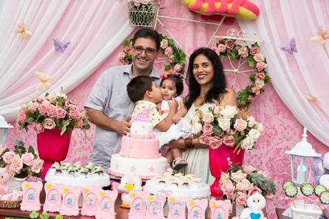 Aniversário infantil - 1 ano - Jardim - Studio Eternize - Alakazam - Poços de Caldas - MG'