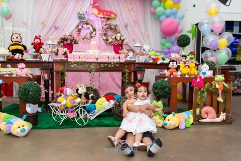 Aniversário infantil - 1 ano - Jardim - Studio Eternize - Alakazam - Poços de Caldas - MG'