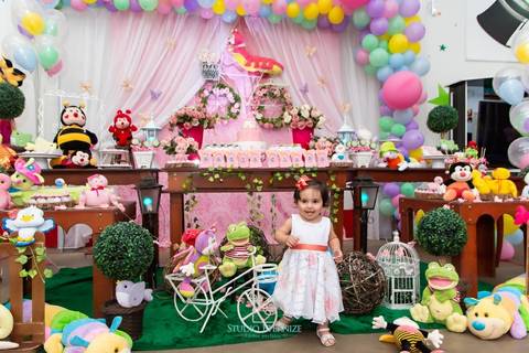 Aniversário infantil - 1 ano - Jardim - Studio Eternize - Alakazam - Poços de Caldas - MG'