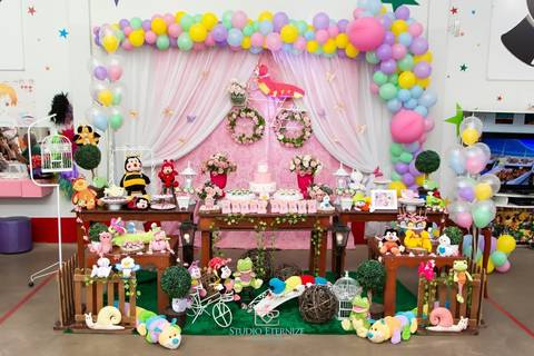 Aniversário infantil - 1 ano - Jardim - Studio Eternize - Alakazam - Poços de Caldas - MG'