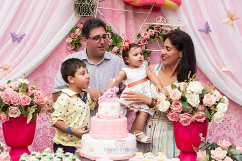 Aniversário infantil - 1 ano - Jardim - Studio Eternize - Alakazam - Poços de Caldas - MG'