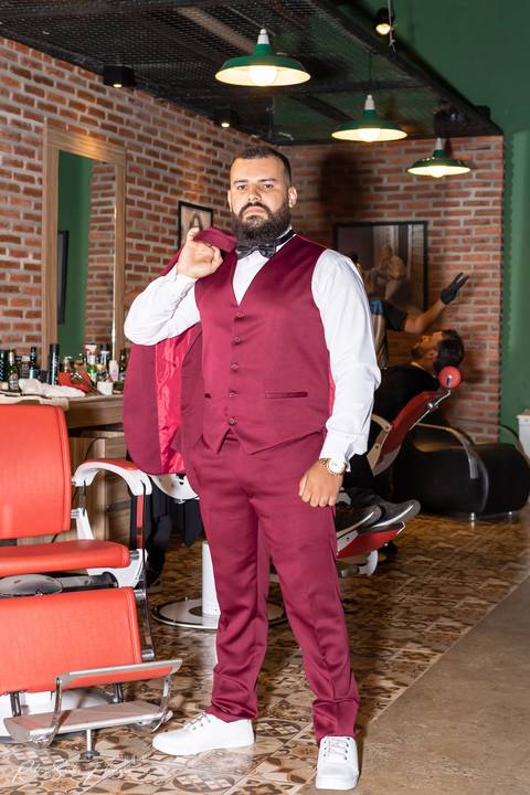 Noivo em making of  na  leki-a-boss-Palmas-TO'