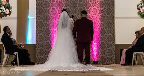 Momentos solene da cerimonia Religiosa'