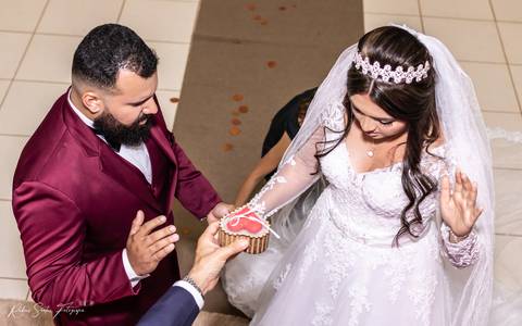 Momentos solene da cerimonia Religiosa'