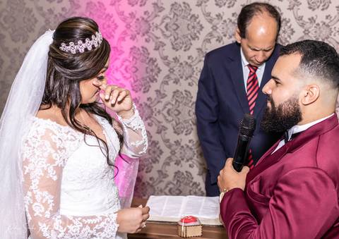 Momentos solene da cerimonia Religiosa'