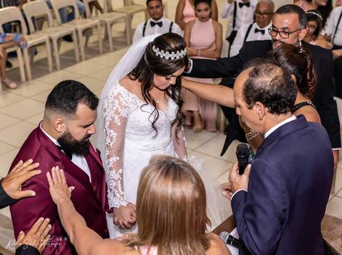 Momentos solene da cerimonia Religiosa'