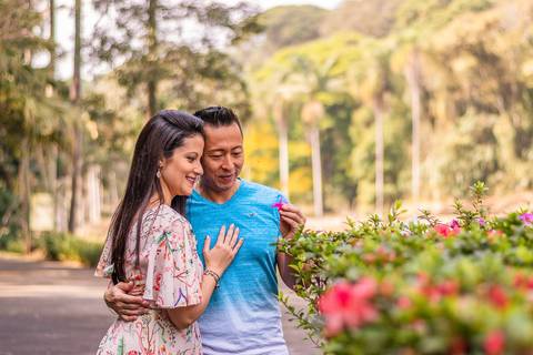 Ensaio de Casal | Pre Wedding | Externa | Jardim Botânico de São Paulo | Cid Andrade Retratos'