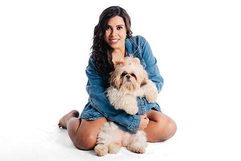 Foto de gestante em estúdio em Belo horizonte'