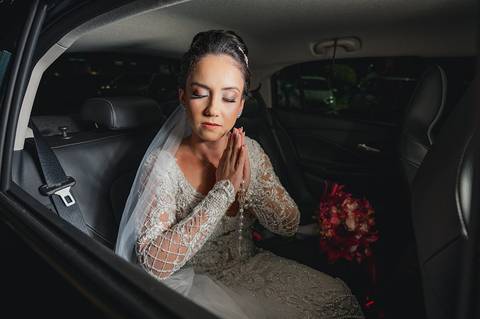 noiva na igreja são José em Belo horizonte'