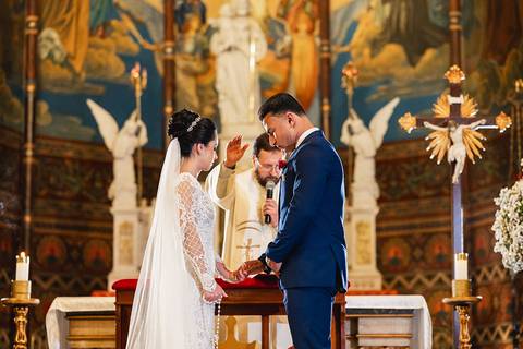 casamento na igreja são José em Belo horizonte'