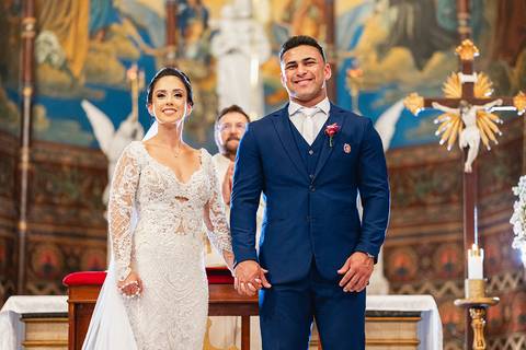 casamento na igreja são José em Belo horizonte'