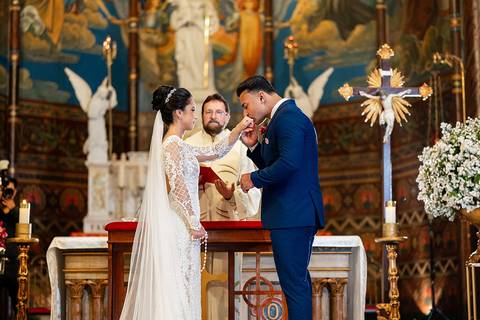 casamento no santuário são José em Belo horizonte'