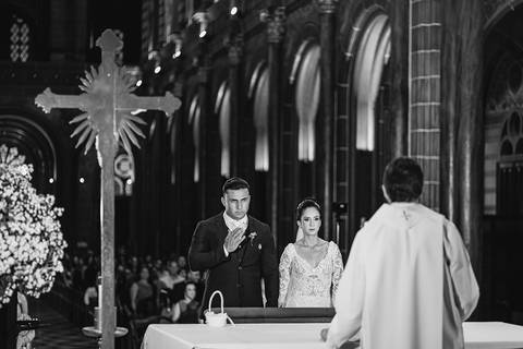 casamento na igreja são José em Belo horizonte'