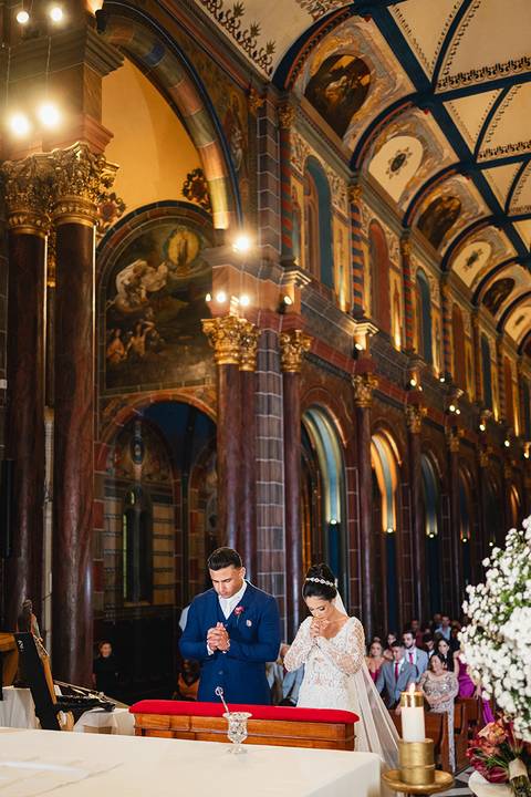 casamento na igreja são José em Belo horizonte'