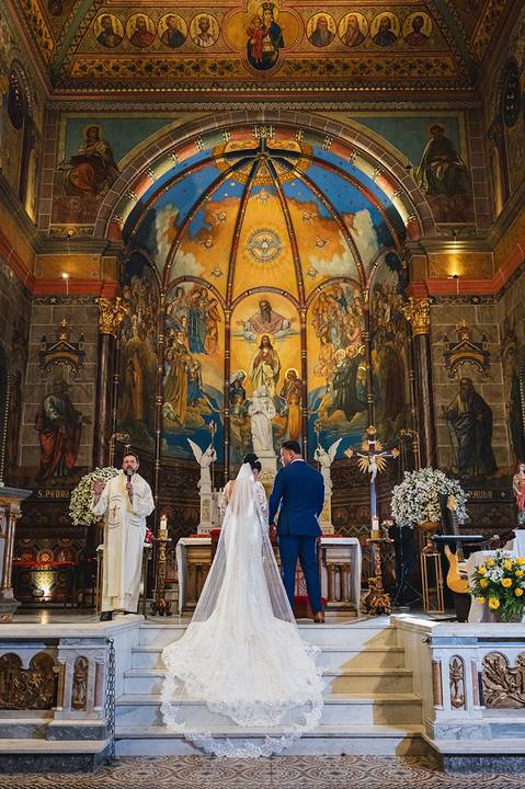 casamento na igreja são José em Belo horizonte'