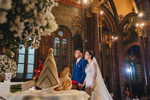 casamento na igreja são José em Belo horizonte a noite'