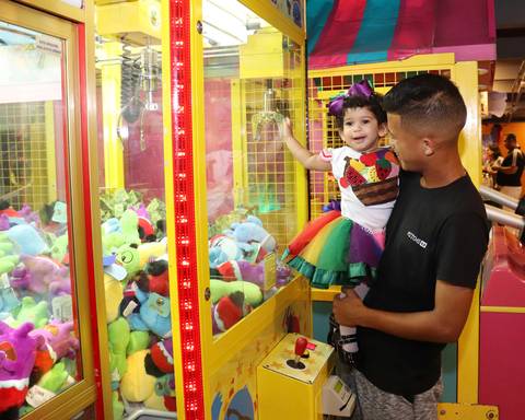 Festa infantil no Game Station'