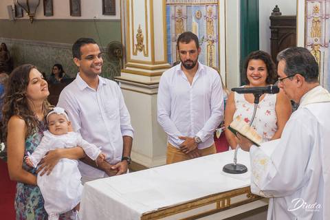 o Sermão do Padre que de chato não teve nada. Batismo Giulia'