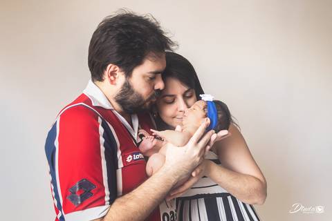  foto da família unida, cheia de amor'